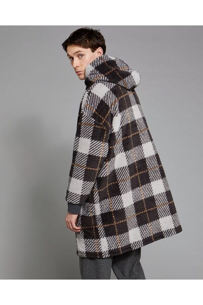 Kübra Tekstil Unisex Oversize Φορητή κουβέρτα, Fleece με κουκούλα, κουβέρτα τηλεόρασης