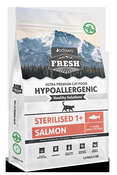 Fresh Hypoallergenic Somonlu Kısır Kedi Maması 1,5 KG