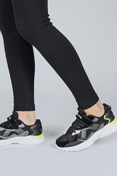 Jump 29189 Velcro Black - Gray Unisex Kids Sneaker Casual Sneakers