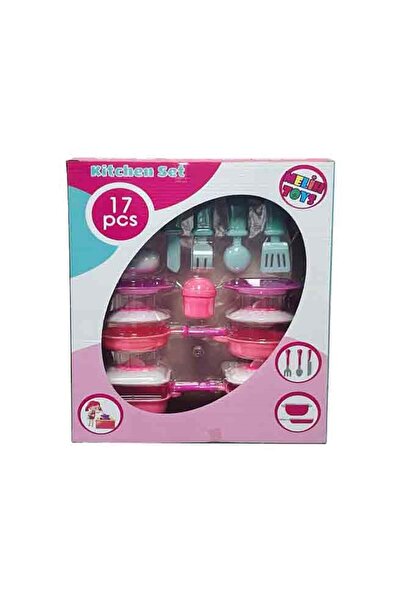 Melih Toys مجموعة لعب المطبخ المكونة من 17 قطعة 3772