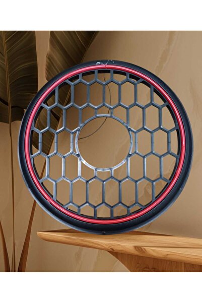 titanxpro 30 CM BAS KORUMA KAPAĞI  PLASTİK LED KIRMIZI RENK