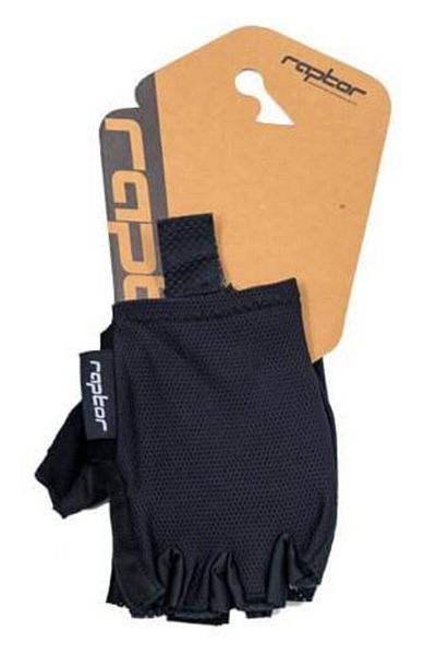 Kron Raptor Gloves Short Finger Cycling Gloves Mtb Half Finger Gloves Size L Black