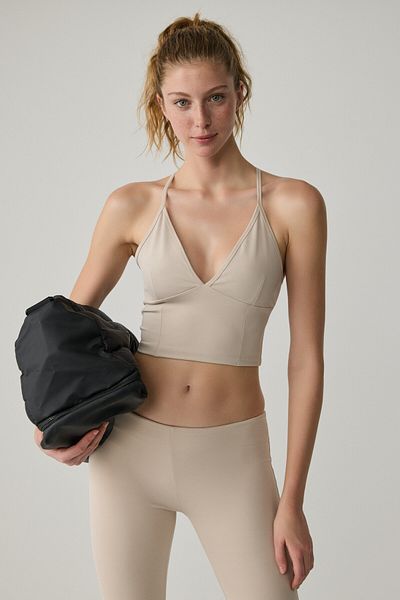 Urban Beat PIERSON Urbanbeat Damen-Bustier mit Trägern in Steinfarbe