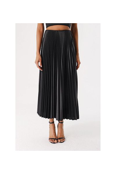 Fibula Pilisoley Seten Bright Fabric Waist Rubberized Standard Size Long Skirt