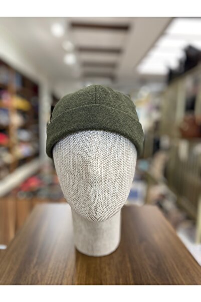 Göksu Şapka Yünlü Kışlık Docker Şapka Kısa Şapka Arkası Ayarlı Sipersiz Şapka