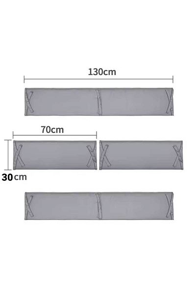RevuBaby 4 Pieces Crib Bed Side - for Baby and Child, 70X130 cm Compatible Softener