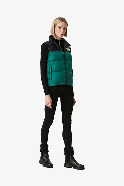 THE NORTH FACE 1996 Model Retro Nuptse Green Women's Vest - Nf0A3Xepnl11