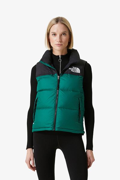 THE NORTH FACE 1996 Model Retro Nuptse Green Women's Vest - Nf0A3Xepnl11
