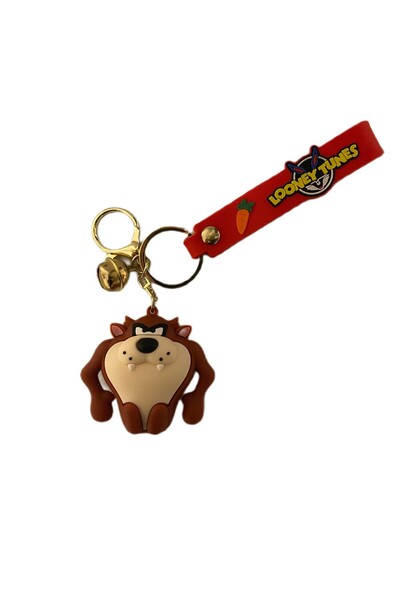 Schulzz Looney Tunes Tazmanya Canavarı Çok Yönlü HQ Çanlı Anahtarlık