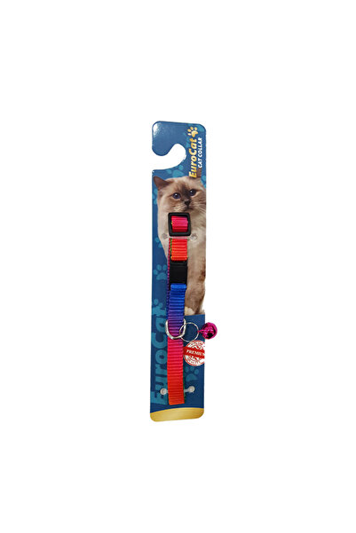 Eurocat Rainbow Colored Rattle Cat Collar