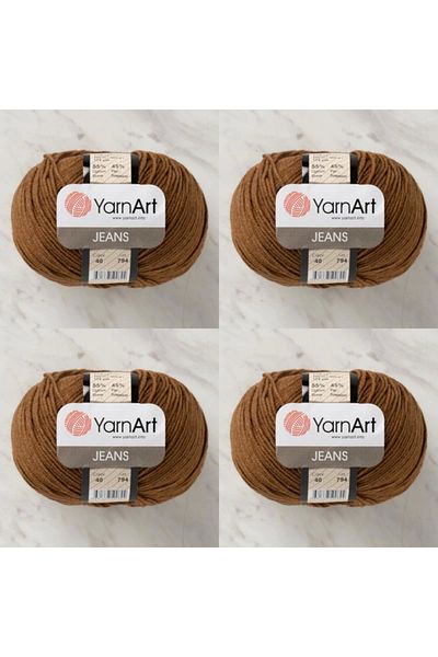 Yarnart Τζιν 40 Πακέτο 4 Βρεφικό σχοινί Amigurimi