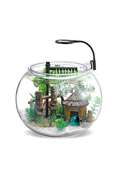 Genel Markalar Masasüstü Plastik Akvaryum Seti 12 L Faunus