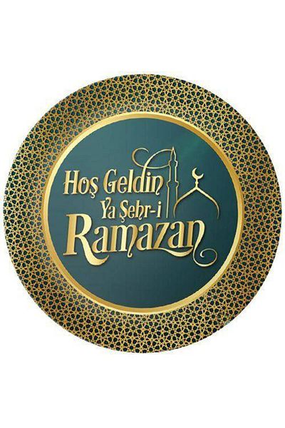Parti Dükkanım Welcome Ramadan Plate 8 Pieces
