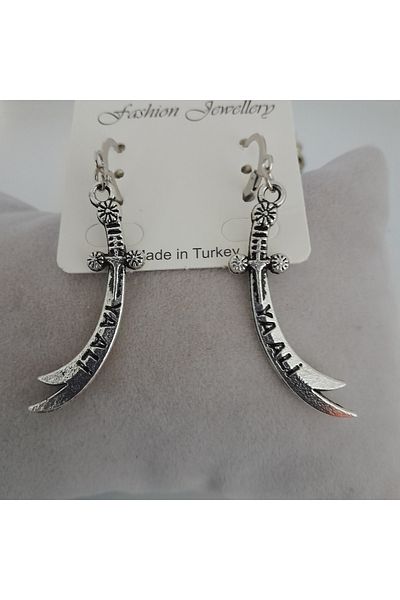 Minnoş Dükkan أقراط سيف HZ.Ali أقراط Zulfikar