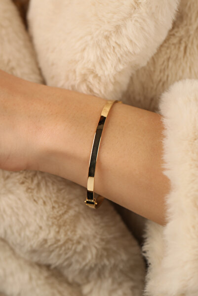 Çgk Çiğdem Gürel Kuyumculuk Düz Kelepçe Altın Bilezik