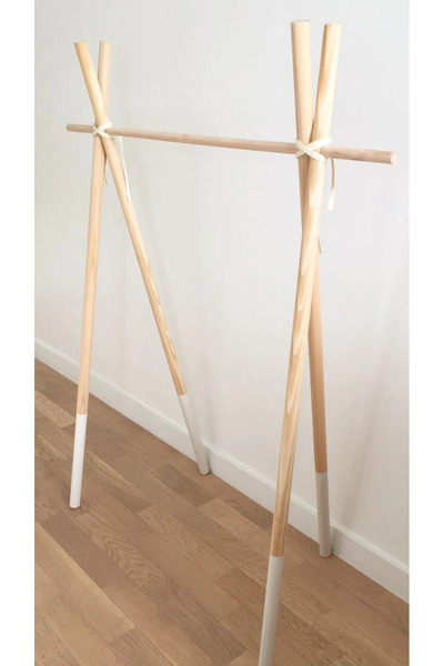 Akgül ev ve bahçe tekstil mobilya Montessori çocuk odası askılığı 120x90 cm