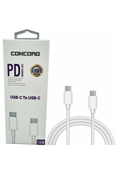 Esse TYPE-C TYPE-C 1.5 Metre Şarj ve Veri Kablosu Concord C-814