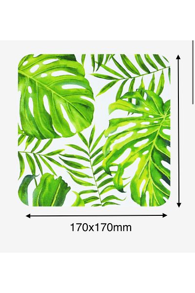 BGA Bamboo Ultimate 3D Botanical Leaf Printed Bamboo Ultimate 170X170Mm