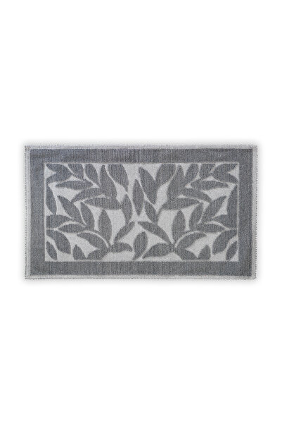 Schafer Home Leaf 2-Pack Bath Mat-Grey