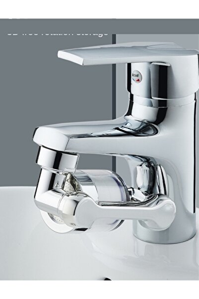 naque Filtreli Kireç Hapsedici Robotik Kol Musluk Başlığı - Mutfak Banyo Musluk Uzatma Aparatı Ucu