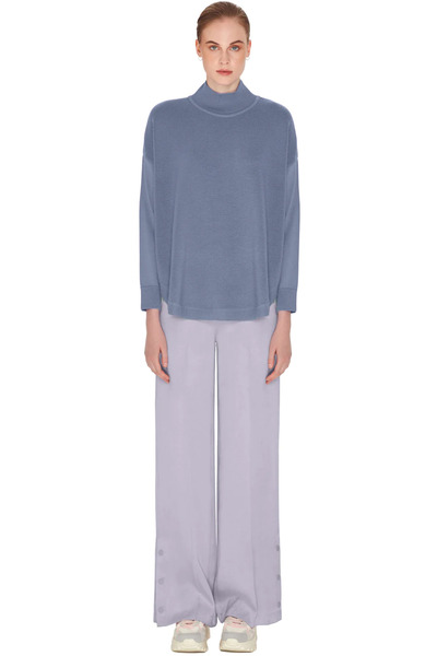 QUO Yoqı Yüksek Yakalı Triko Kazak