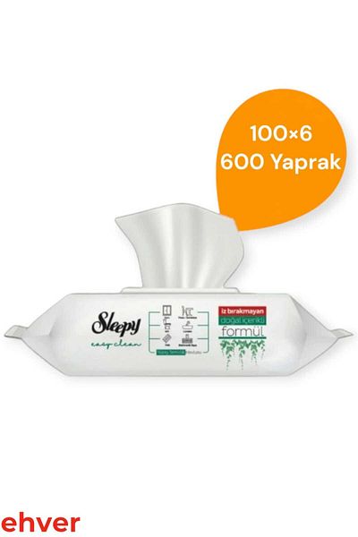 Sleepy 6-Piece Easy Clean Surface Cleaning Towel (600 Sheets)