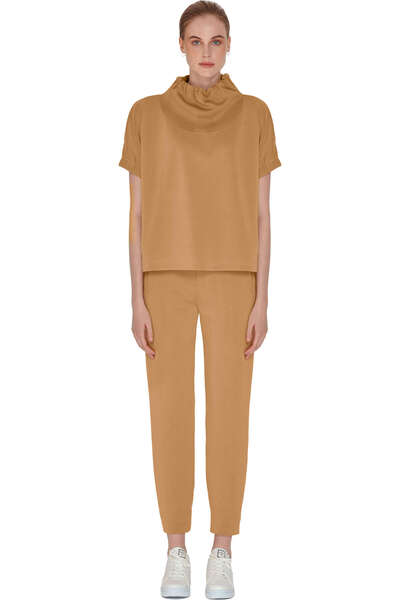 QUO Tıamo Yakası Triko Detaylı Bluz