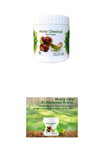Hunca Care Chestnut Cream 500 ml - Horse Chestnut Gel Cream