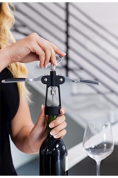 Milenay Premium Winged Wine Opener - Corkscrew Set, Waiter Type