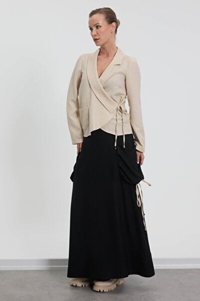 aguaje M40474 Melidia Bağlamalı Ceket Takım