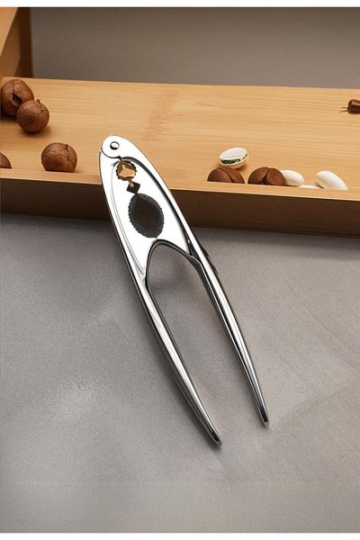 Milenay Professional Nutcracker - Premium 180 °   Wide Angle Metal Hazelnut Walnut Cracker
