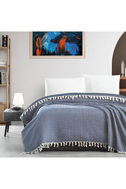 Schafer Stripe 200x220 Pike 1 Parça-indigo