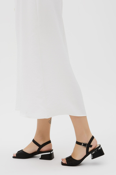 Tamer Tanca Women's Genuine Leather Heeled Sandals 33 9010 Bn Ayk Y23