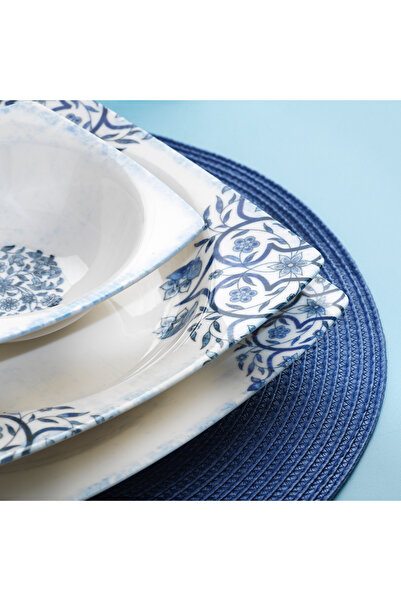 Schafer Earth Yemek Takımı 24 Parça-Mavi