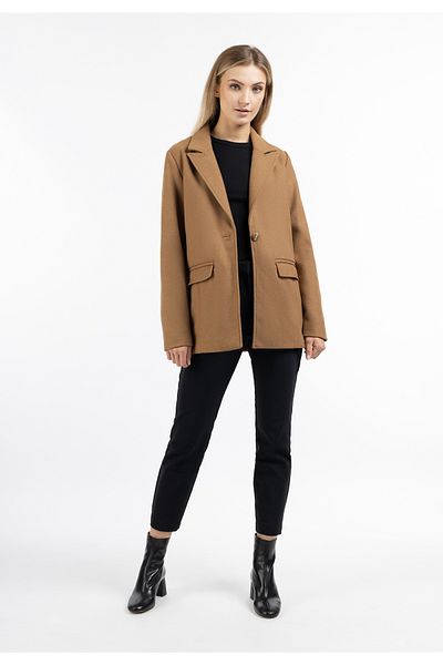 Dreimaster Langer Blazer aus Wollgemisch