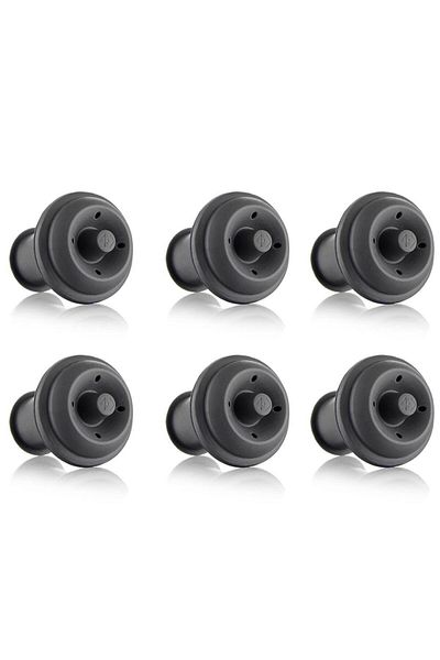 Vacu Vin Wine Stopper Set of 6 Gray