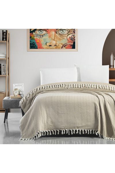 Schafer Beige Stripe Pike 200x220 - 1 Piece