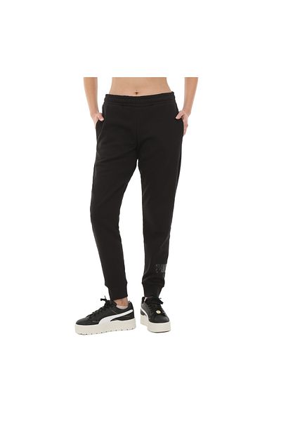 Puma 681496-01 Ess Anımal Pants Fl Γυναικείο Φούτερ Μαύρο