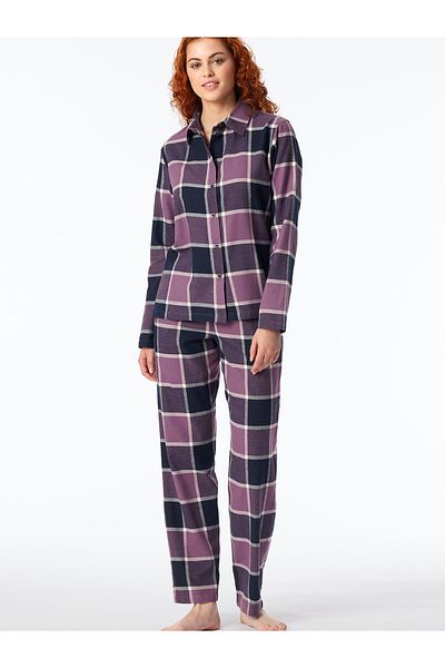 Schiesser Pajama Selected Premium Warming Schlafanzug Schlafmode Bequem