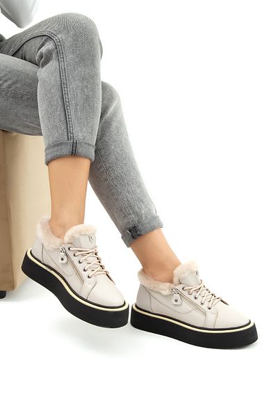 Tamer Tanca Women's Genuine Leather Casual Shoes 935 8986-135 Bn Ayk Sk22/23