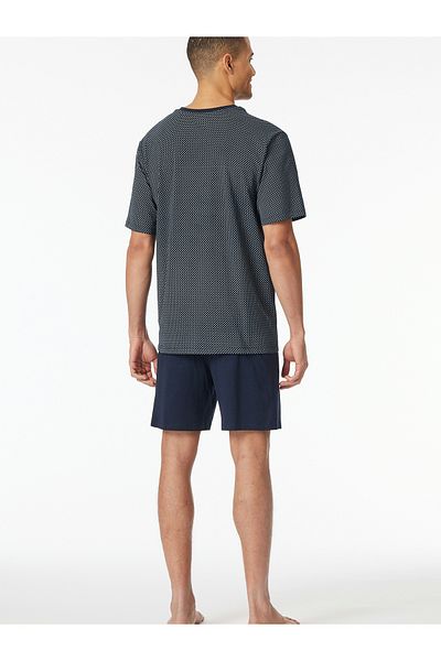 Schiesser Pyjama Schlafanzug Kurz - Comfort Essentials Schlafanzug Schlafmode Bequem