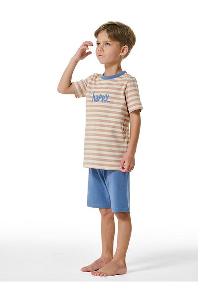 Schiesser Pyjama Natural Love Organic Cotton Schlafanzug Schlafmode Bequem
