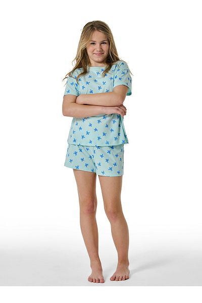 Schiesser Shorty Nightwear Leichter Schlafanzug Kurz