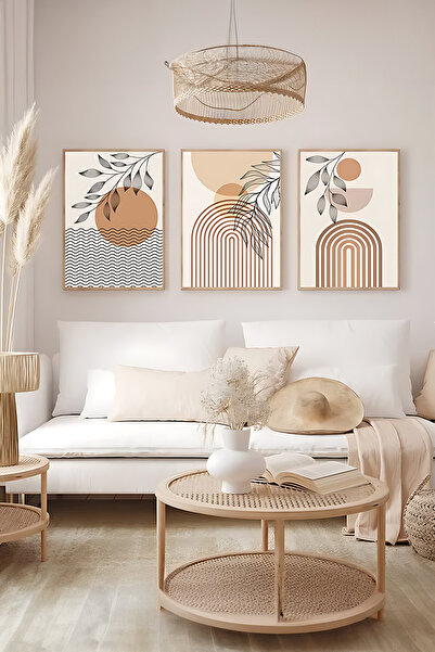 Artavessa 3 Parça Çerçeve Görünümlü Mdf Tablo Seti