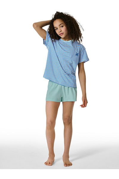 Schiesser Shorty Nightwear Leichter Schlafanzug Kurz