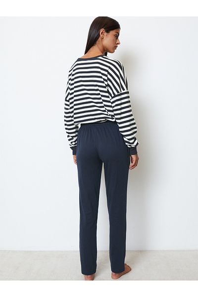 Marc O'Polo Pyjama Mix & Match Cotton Schlafanzug Schlafmode Bequem