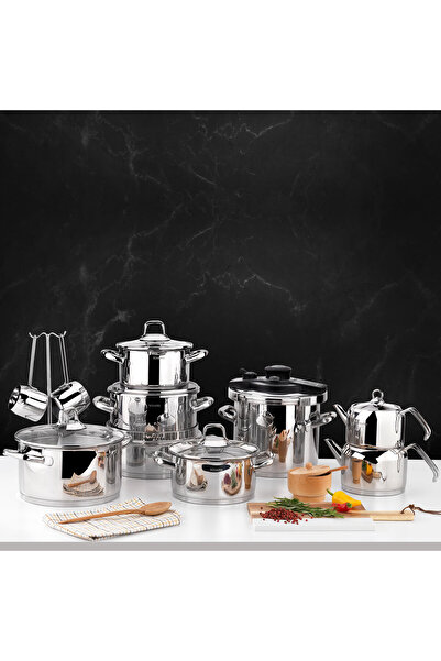 Schafer Jewel Çelik Çeyiz Seti 18 Parça-Inox
