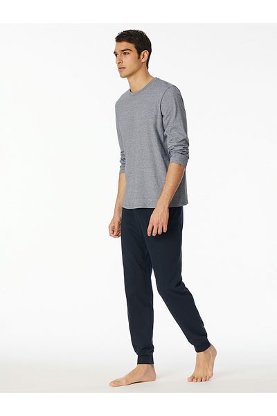 Schiesser Pyjama Casual Essentials Schlafanzug Schlafmode Bequem
