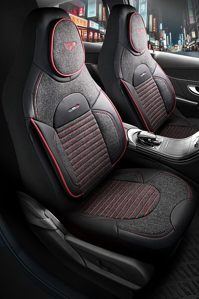 Panda Kılıf Panda Enzo Series Linen Fabric Car Seat Cover - Full Set