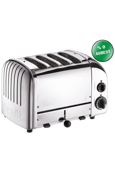 Dualit 47030 Classic 4-Chamber Toaster - Inox